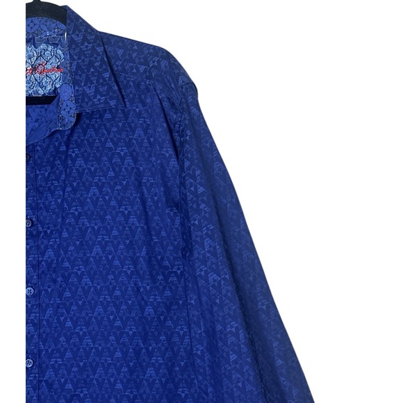 Robert Graham Shirt Men's 2XL Long Sleeve Button Up Designer Luxury Formal - Picture 9 of 11